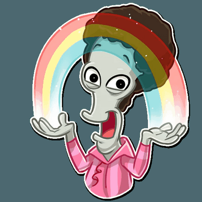 American Dad Roger Smith Sticker 21
