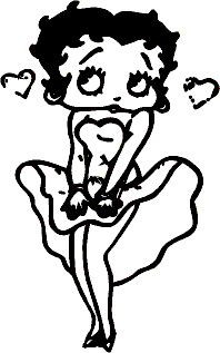 Betty Boop Decals 9