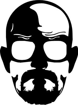 Breaking Bad Heisenberg Diecut Decal 2