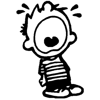 Calvin Cry decal 574