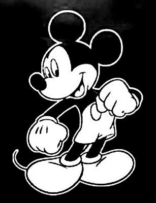 Mickey Mouse 5 Decal Sticker