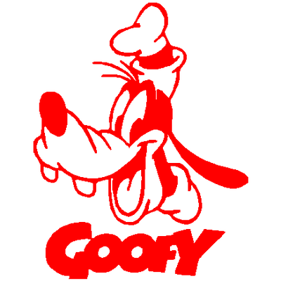 Goofy Head decal 688