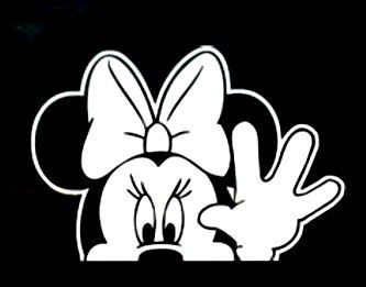 MINNIE WAVE Decal Sticker