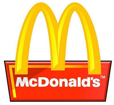 McDonalds Logo FAST FOOD STICKER 2