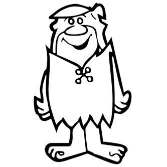 Flintstone Stickers Barney Rubble 2