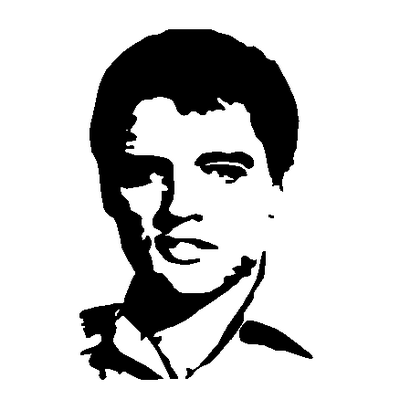 Elvis Head 2 decal 301A