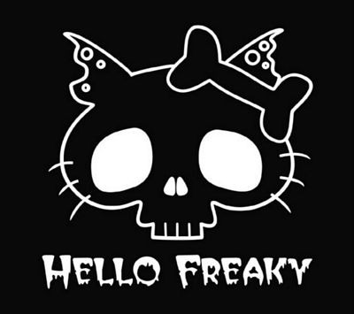 HK Freaky Skull Decal