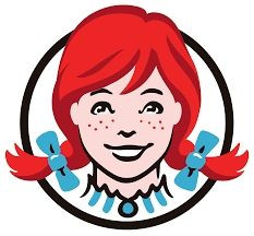 WENDYS LOGO FAST FOOD STICKER 2