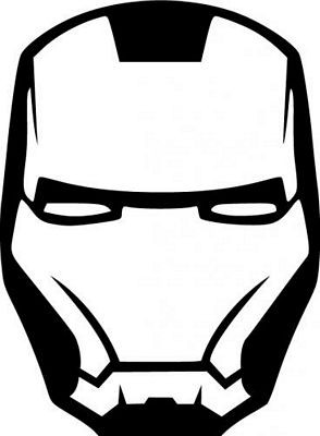 IronMan Helmet Decal Sticker