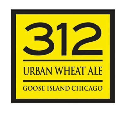 312 Goose Island Logo Sticker