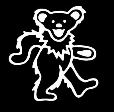 Grateful Dead Bear Band Decal