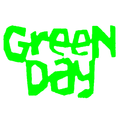 Green Day Band Logo decal 121