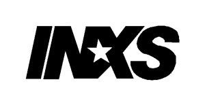 INXS Band Logo Decal PAIR