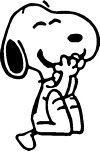 Giggle Snoopy Decal