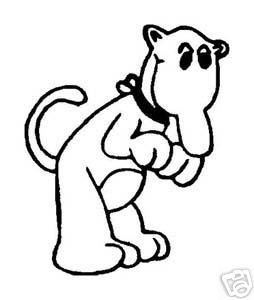 EUGENE JEEP JEEP cartoon vinyl sticker decal