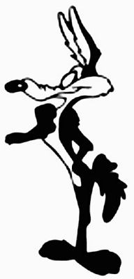 Wile E Coyote Decal