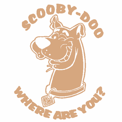 Scooby doo decal 015