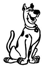 Scooby Sticker 2988