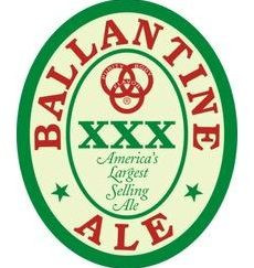Ballantine XXX logo BEER LOGO STICKER