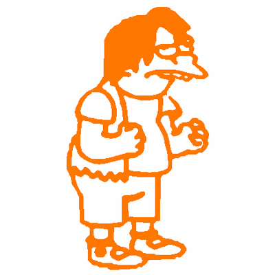 Simpson Bully Ralph decal 822