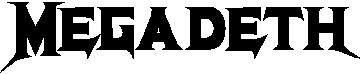 Megadeth Band Logo Decal