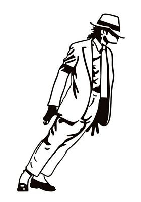 Michael Jackson Dancing Smooth Criminal Sticker