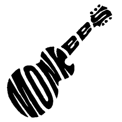 Monkees Car Guitar Logo Band Decal 846