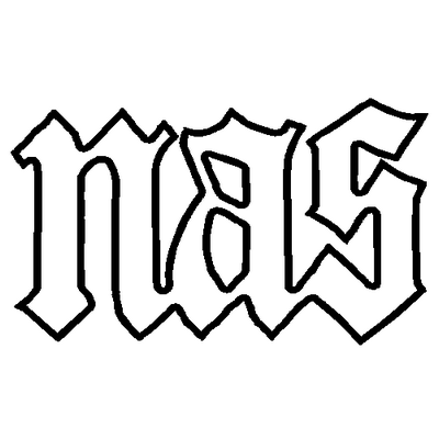 NAS Logo sticker 002