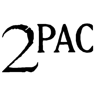 2Pac vinyl Band Logo decal 05