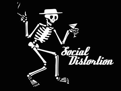 Social Distortion Die Cut Sticker 1232