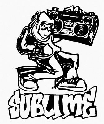 Sublime Old school Band Vinyl Decal