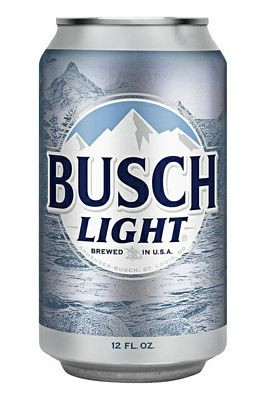Busch light can sticker NEW