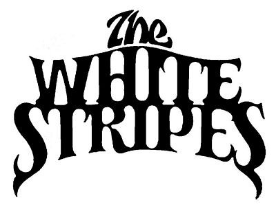 White Stripes Band Vinyl Decal Sticker