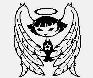 Angel Cartoon Decal