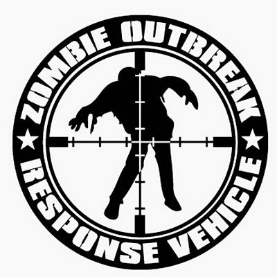 zombie response team diecut decal