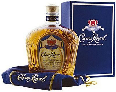 Crown Royal Bottle Box and Bag Decal Sticker