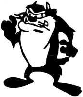 Taz decal 1