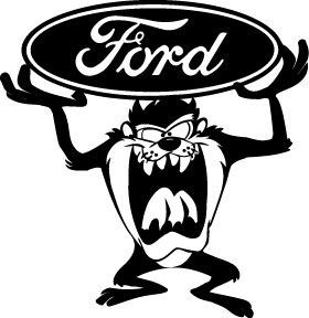 Taz Ford Decal
