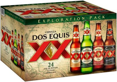DOS EQUIS CASE BOTTLE MILTI PACK STICKER