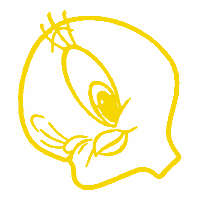 Tweety Wink decal 798
