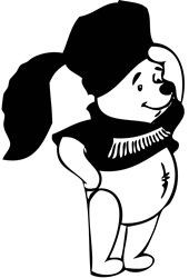 Diecut Pooh Stickers 2913