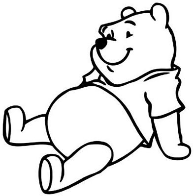 Diecut Pooh Stickers 2925