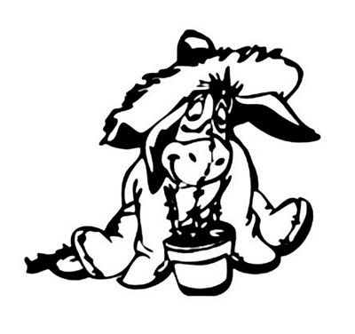 Diecut Pooh Stickers 2929