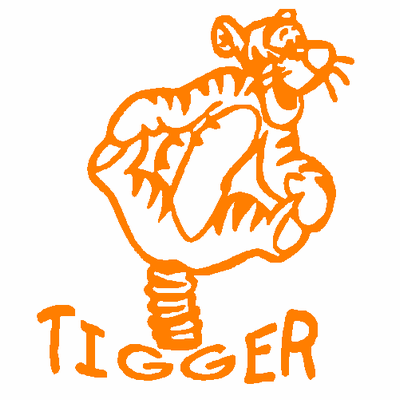 Tigger bounce decal 052