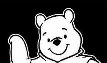 Winnie Waving Decal Sticker