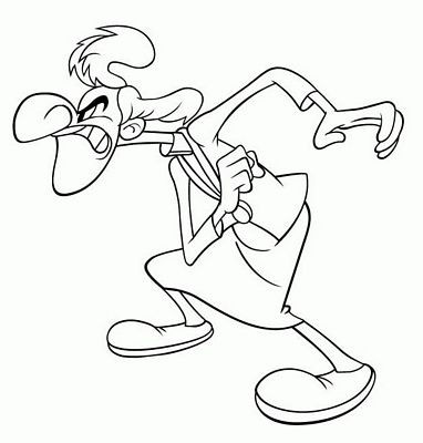 Woody Woodpecker Old Hag Adhesive Vinyl Decal Sticker