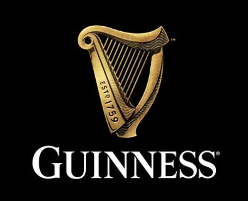 Guinness logo rectangle sticker