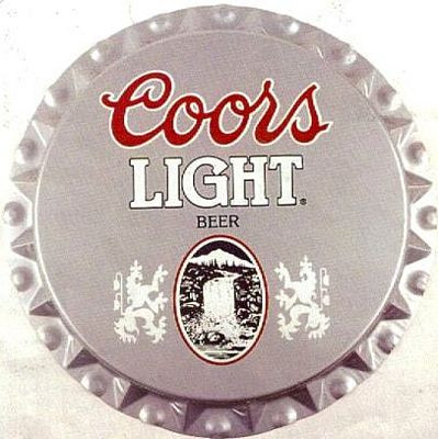 Coors Light Bottle Cap