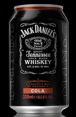 JD and cola can decal