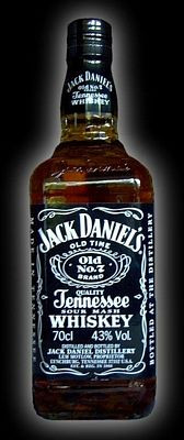JD bottle SHAPED sticker